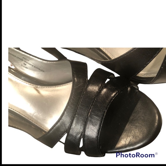 Liz Claiborne real leather sling back sandals - Picture 2 of 8